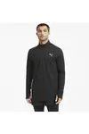 Puma Run Favorıte 1/4 Zıp M Siyah Erkek Performans Koşu Ve Performans T-Shirt