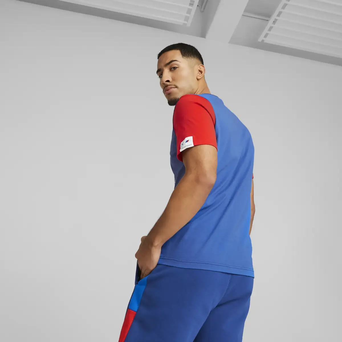 Puma BMW MMS Car Graphic Tee Mavi Erkek T-shirt