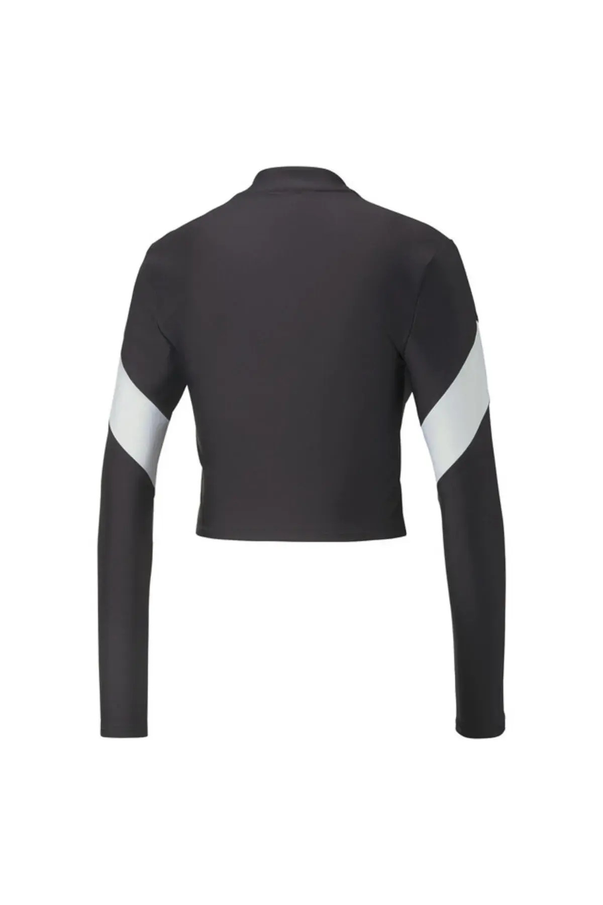 Puma Fit Eversculpt 1/4 Zip Siyah Kadın Crop Top