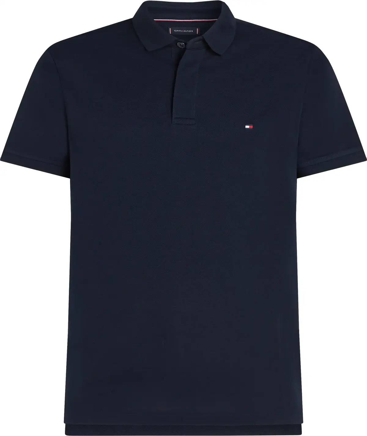 Tommy Hilfiger HIDDEN PLACKET REG P, DW5 Siyah Erkek T-Shirt & Polo