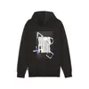 Puma X PLAYSTATION Graphic Hoodie DK Siyah Erkek Sweatshirt