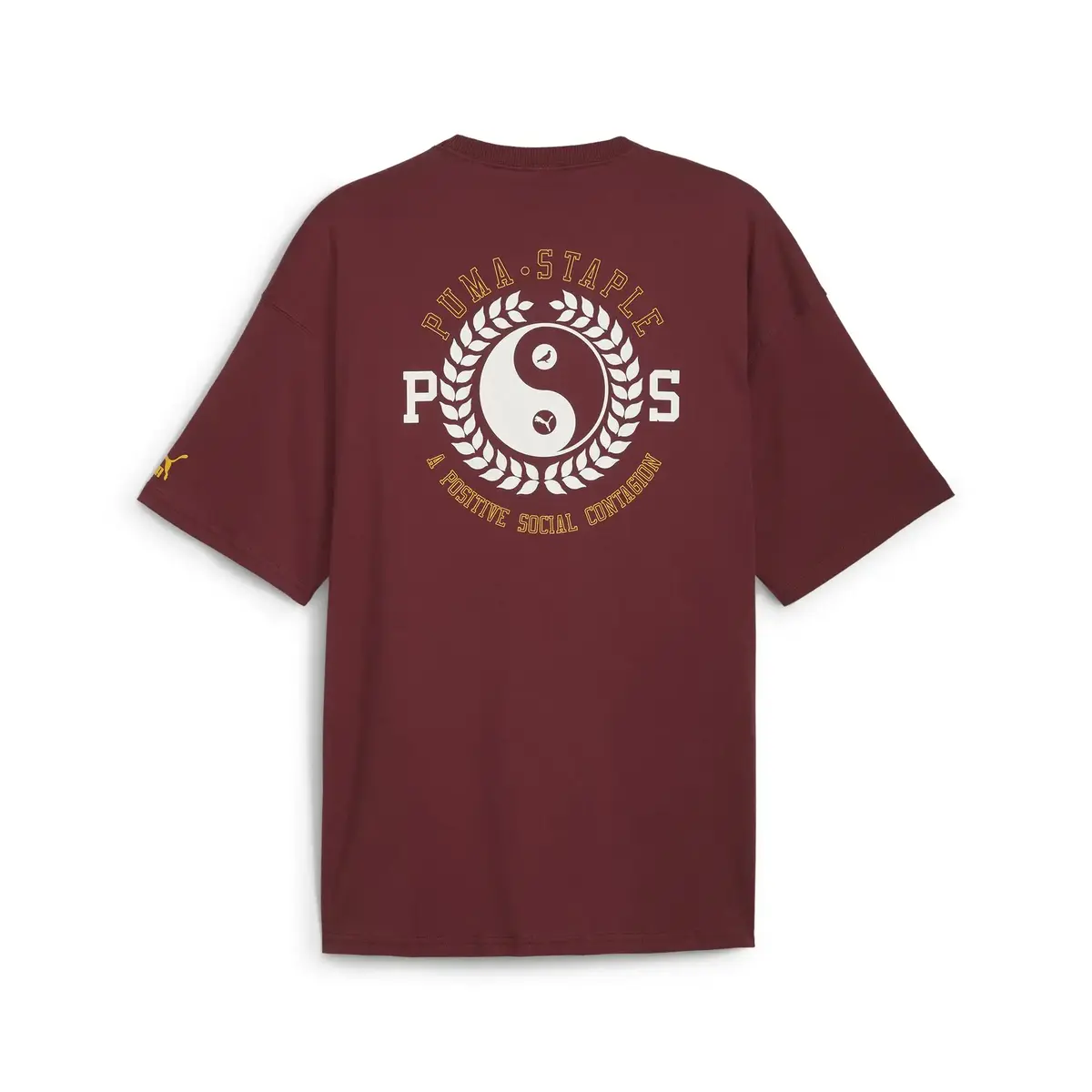PUMA X STAPLE Graphic Tee Bordo Erkek T-Shirt