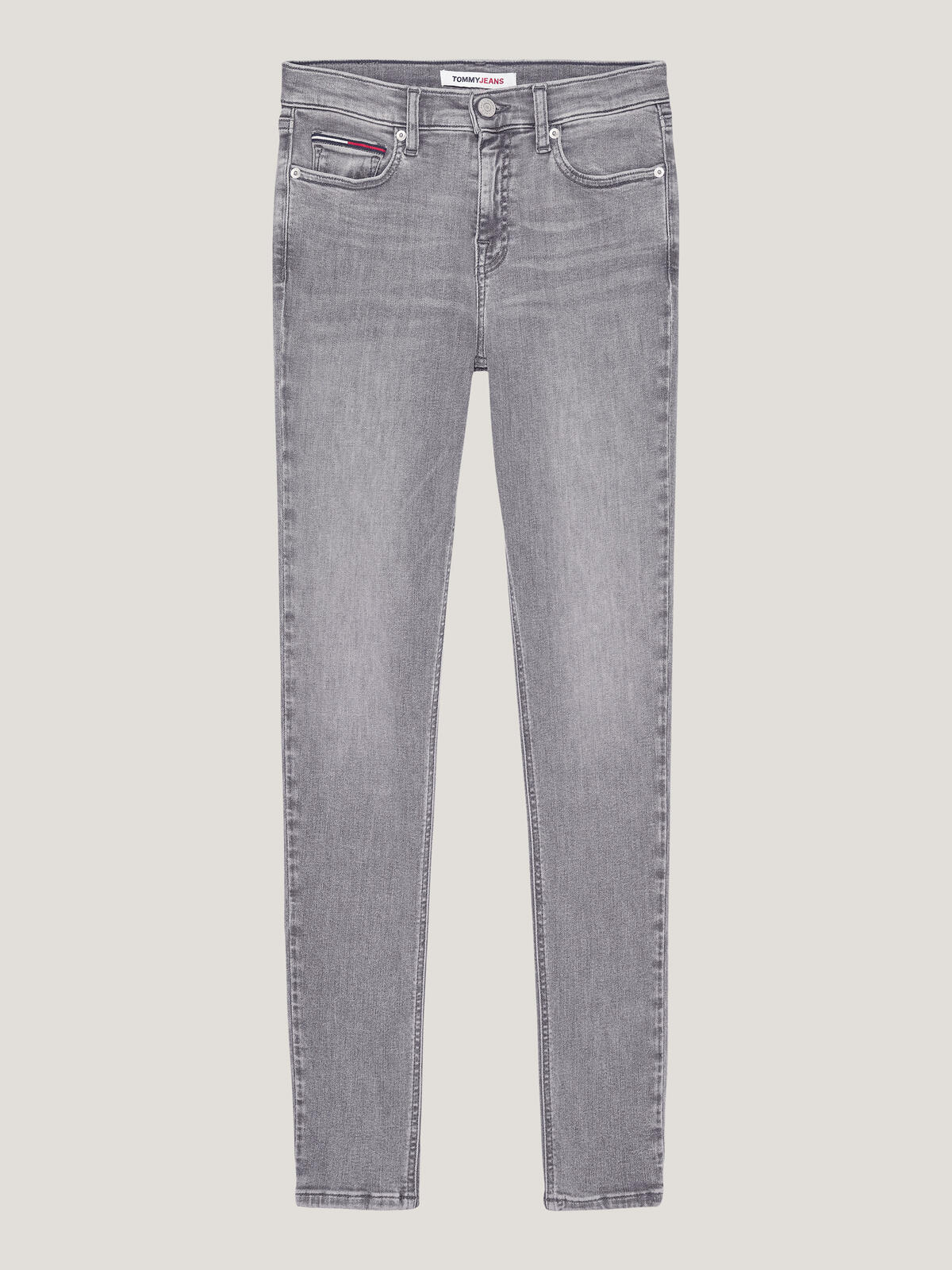 Tommy Hilfiger NORA MR SKN DG1275 Kadın Gri Kot Pantolon