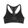 Puma MOVE INTERGALACTIC BRA Siyah Kadın Spor Sütyeni