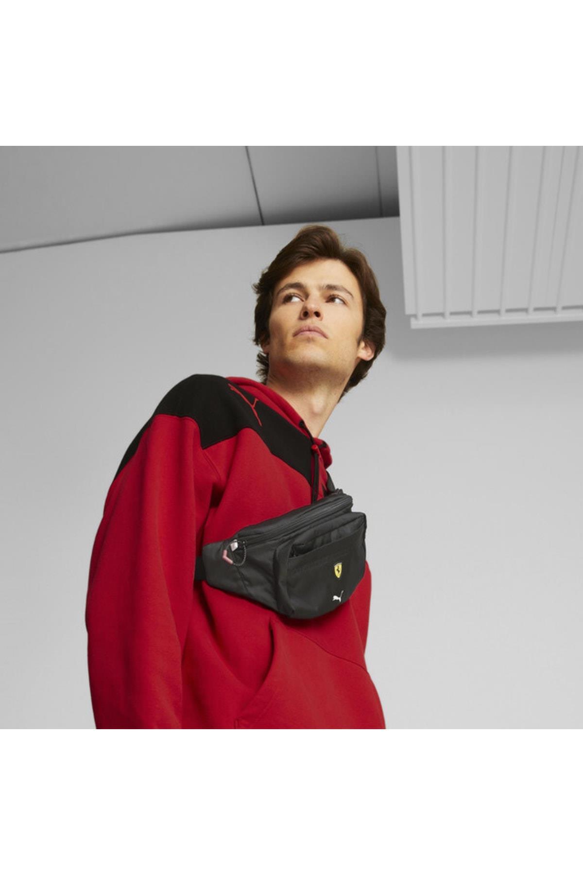 Puma Ferrari Sptwr Race Waist Bag Siyah Unisex Bel Çantası