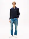 Tommy Hilfiger ESSENTIAL COTTON ZIP, DW5 Siyah Erkek Kazak