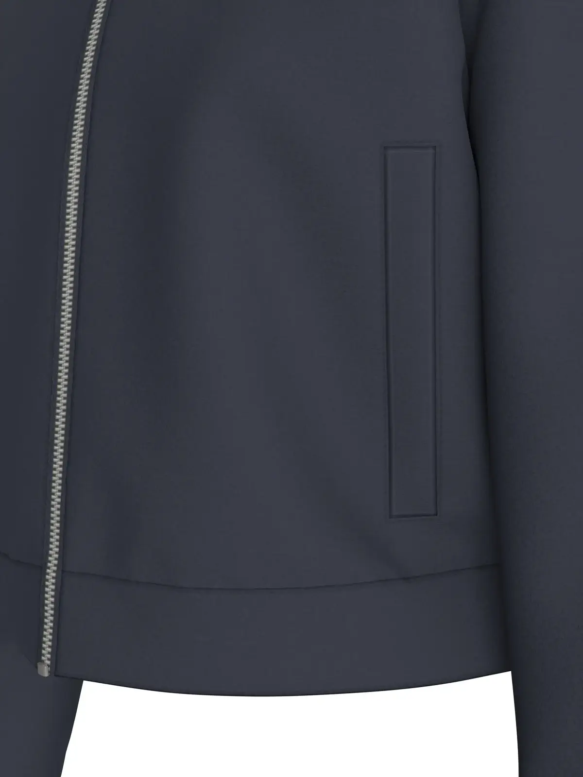 Calvin Klein Siyah Kadın Fermuarlı Ceket