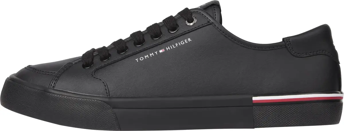 Tommy Hilfiger CORE CORPORATE VULC, BDS Siyah Erkek Spor Ayakkabı & Sneaker