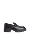 Calvin Klein COMBAT LOAFER HW LTH Siyah Kadın Günlük Spor Ayakkabı