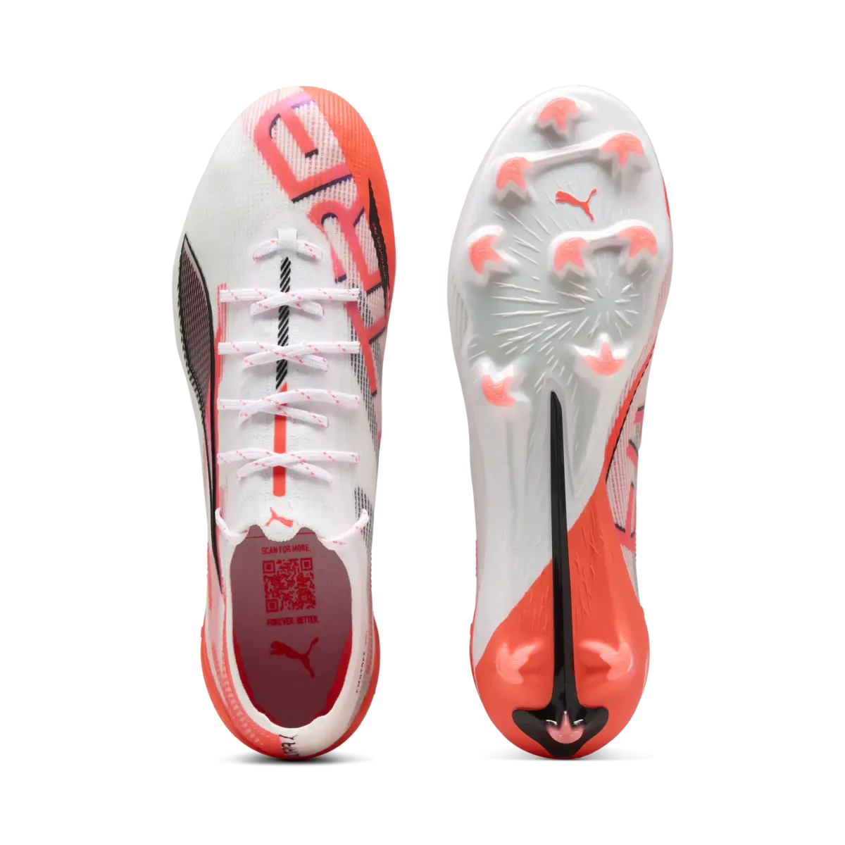 Puma ULTRA 5 ULTIMATE FG Beyaz Unisex Krampon