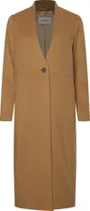 Calvin Klein LIGHTWEIGHT WOOL COA Kadın Kahverengi Mont