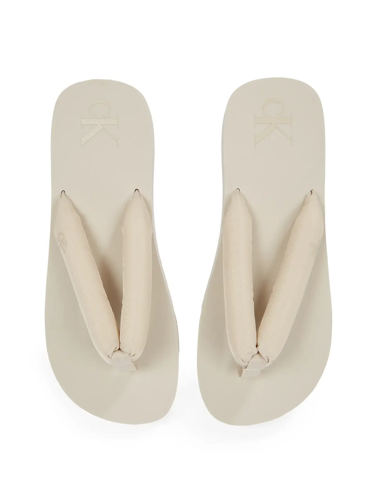 Calvin Klein BEACH SANDAL FLATFOR Bej Kadın Parmak Arası Terlik