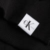Calvin Klein RIB MIX TAB HOODIE Kadın Siyah Hoodie