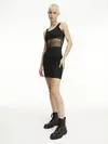 Calvin Klein MESH TANK DRESS Kadın Siyah Elbise