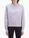 Calvin Klein TONAL EMB GRAPHIC SW Kadın Gri Sweatshirt