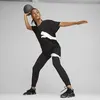 Puma TRAIN ALL DAY BIG CAT TEE Siyah Kadın T-shirt