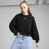 Puma WARDROBE ESS Crew Siyah Kadın Sweatshirt