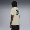 Puma GRAPHIC Tee Krem Erkek T-Shirt & Polo