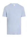 Calvin Klein LINEN COTTON T-SHIRT Mavi Erkek Tişört