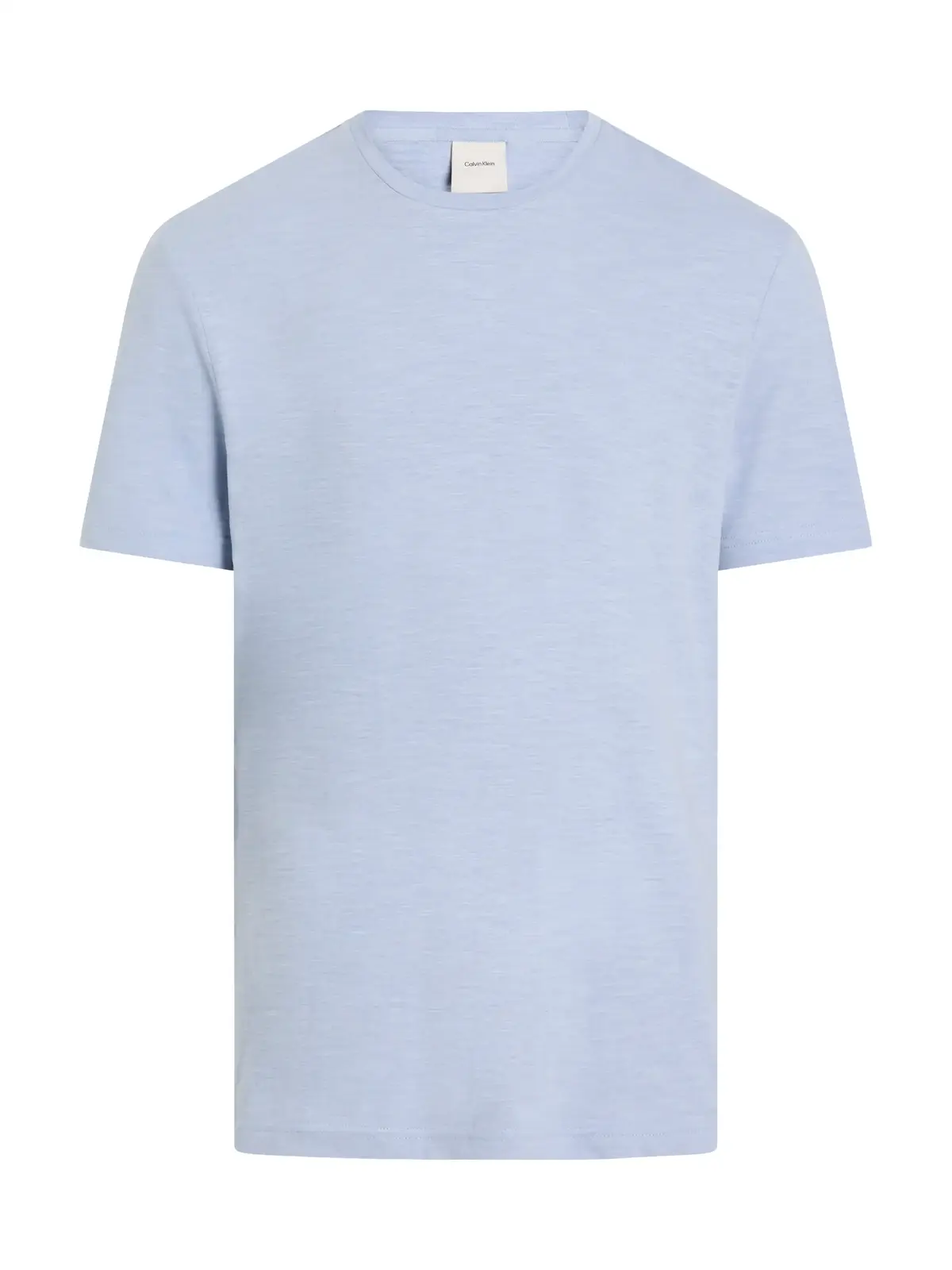 Calvin Klein LINEN COTTON T-SHIRT Mavi Erkek Tişört