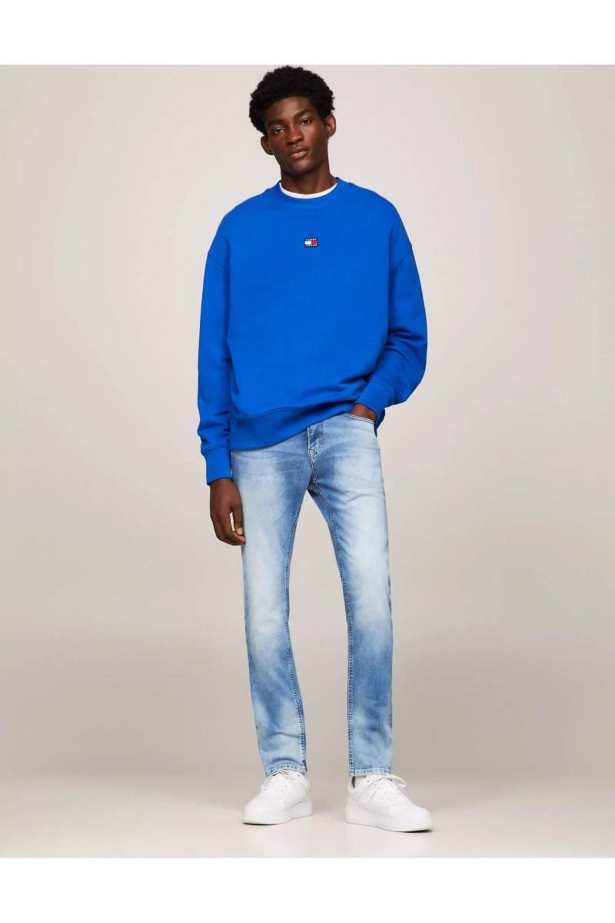 Tommy Hilfiger SCANTON SLIM Mavi Erkek Slim Fit Kot Pantolon