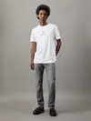 Calvin Klein SHADOW LOGO TEE, YAF Beyaz Erkek T-Shirt & Polo