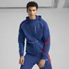 Puma BMW MMS HOODED SWEAT JACKET Mavi Erkek Sweatshirt