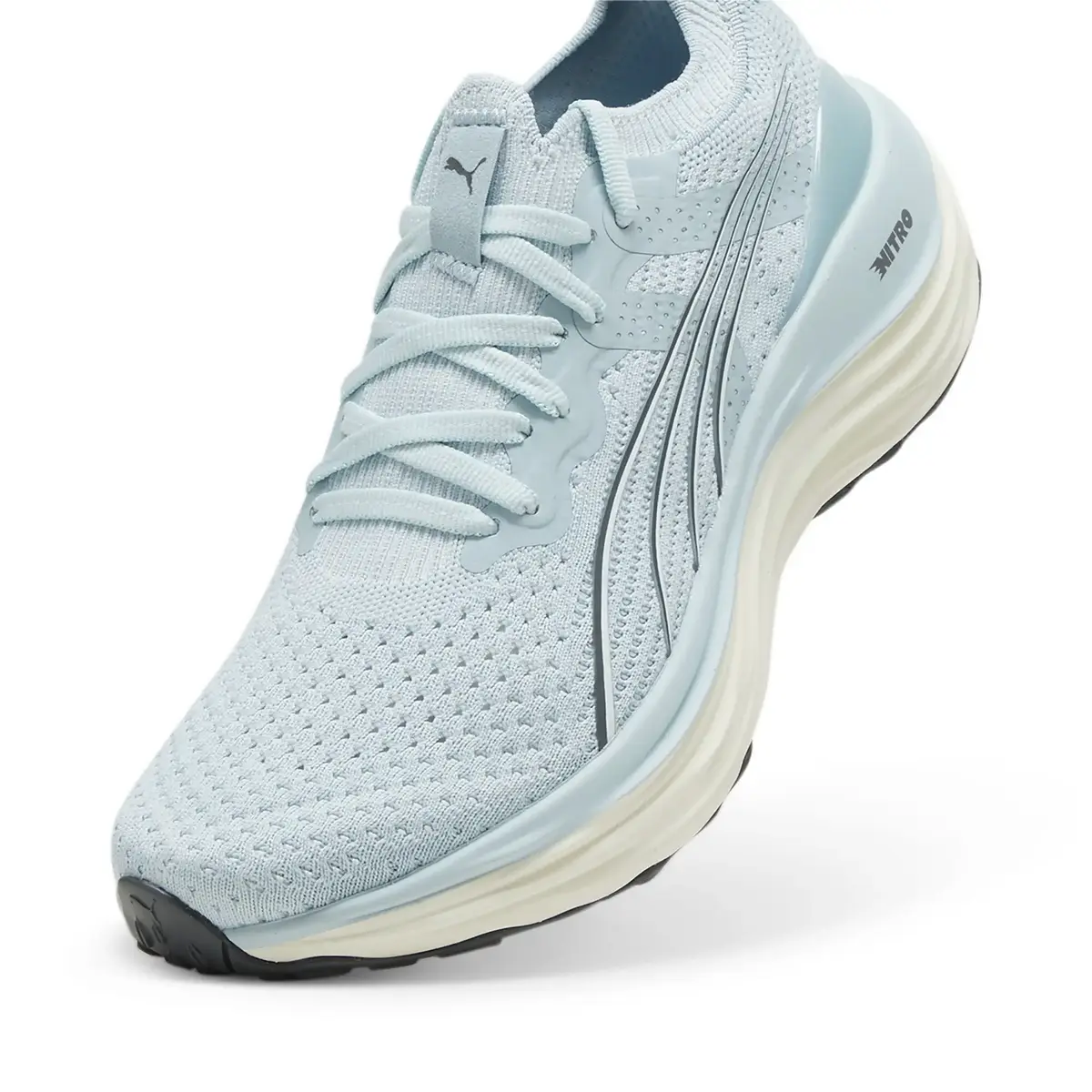 Puma ForeverRun Nitro Knit Wns Açık Mavi Kadın Yürüyüş ve Koşu Ayakkabısı