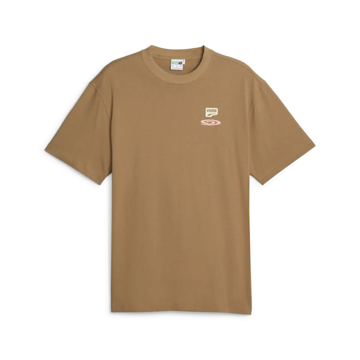 Puma DOWNTOWN Graphic Tee Bej Erkek T-shirt