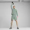 PUMA M CLOUDSPUN 7" KNIT SHORT Yeşil Erkek Şort