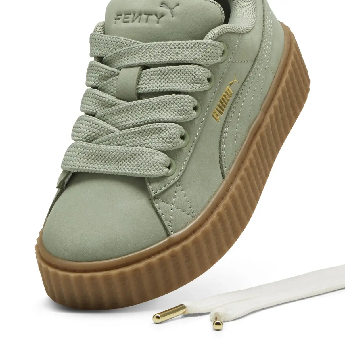 PUMA CREEPER PHATTY NUBUCK PS Yeşil Unisex Günlük Spor Ayakkabı