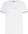 Tommy Hilfiger TOMMY LOGO TIPPED TE, YBR Beyaz Erkek T-Shirt & Polo