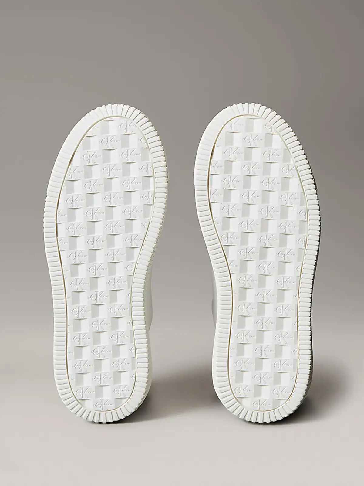 Calvin Klein CHUNKY CUPSOLE RU PATCH LTH WN Beyaz Kadın Günlük Spor Ayakkabı