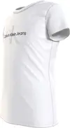 Calvin Klein REFLECTIVE MONOGRAM Kadın Beyaz T-Shirt