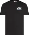 Calvin Klein BACK LOGO GRAPHIC T-, BEH Siyah Erkek T-Shirt & Polo