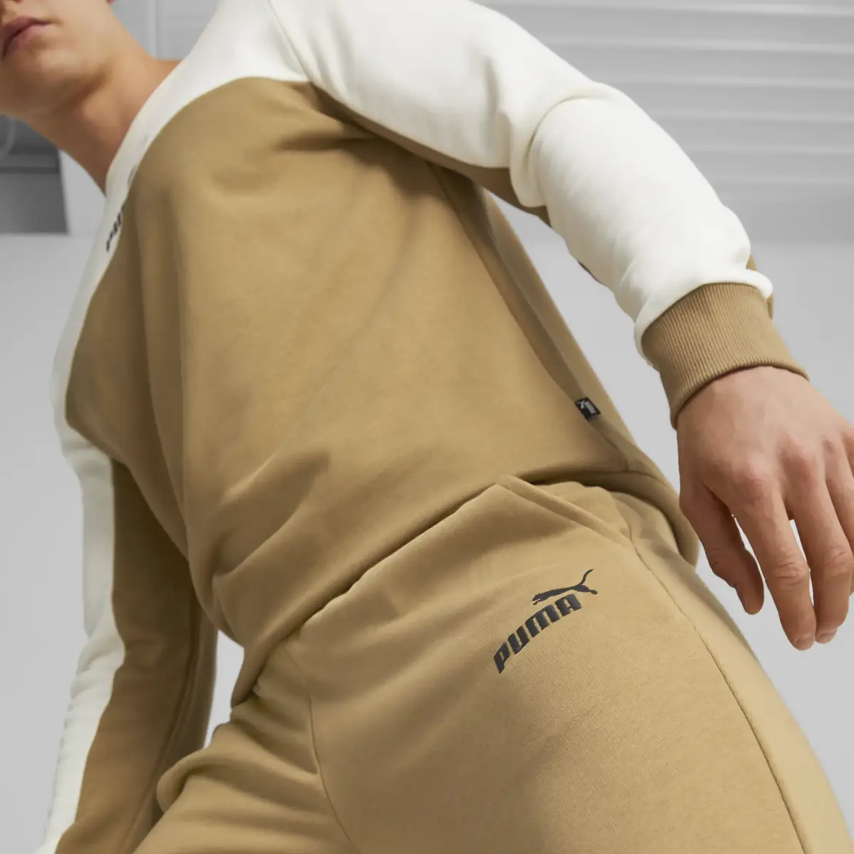 Puma ESS ELEVATED Sweatpants Kahverengi Erkek Eşofman Altı