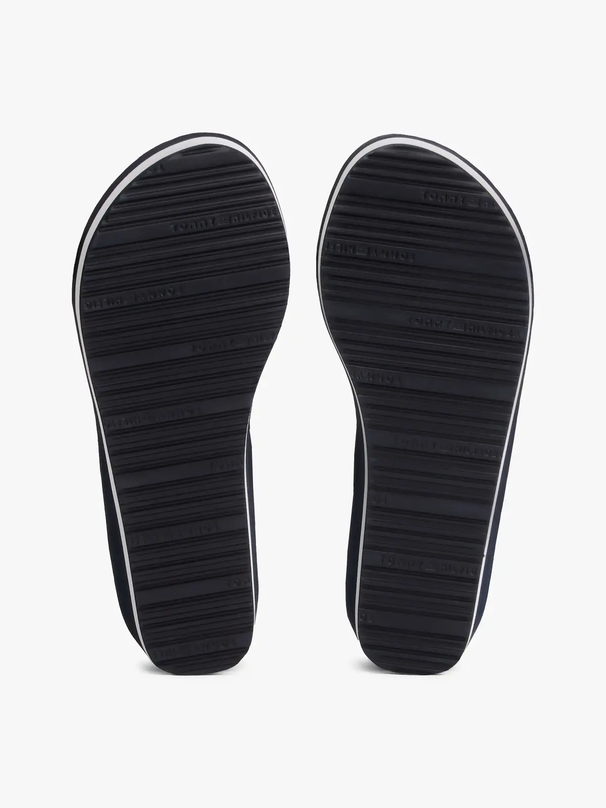 Tommy Hilfiger TH STRIPES WEDGE BEA, DW6 Siyah Kadın Terlik