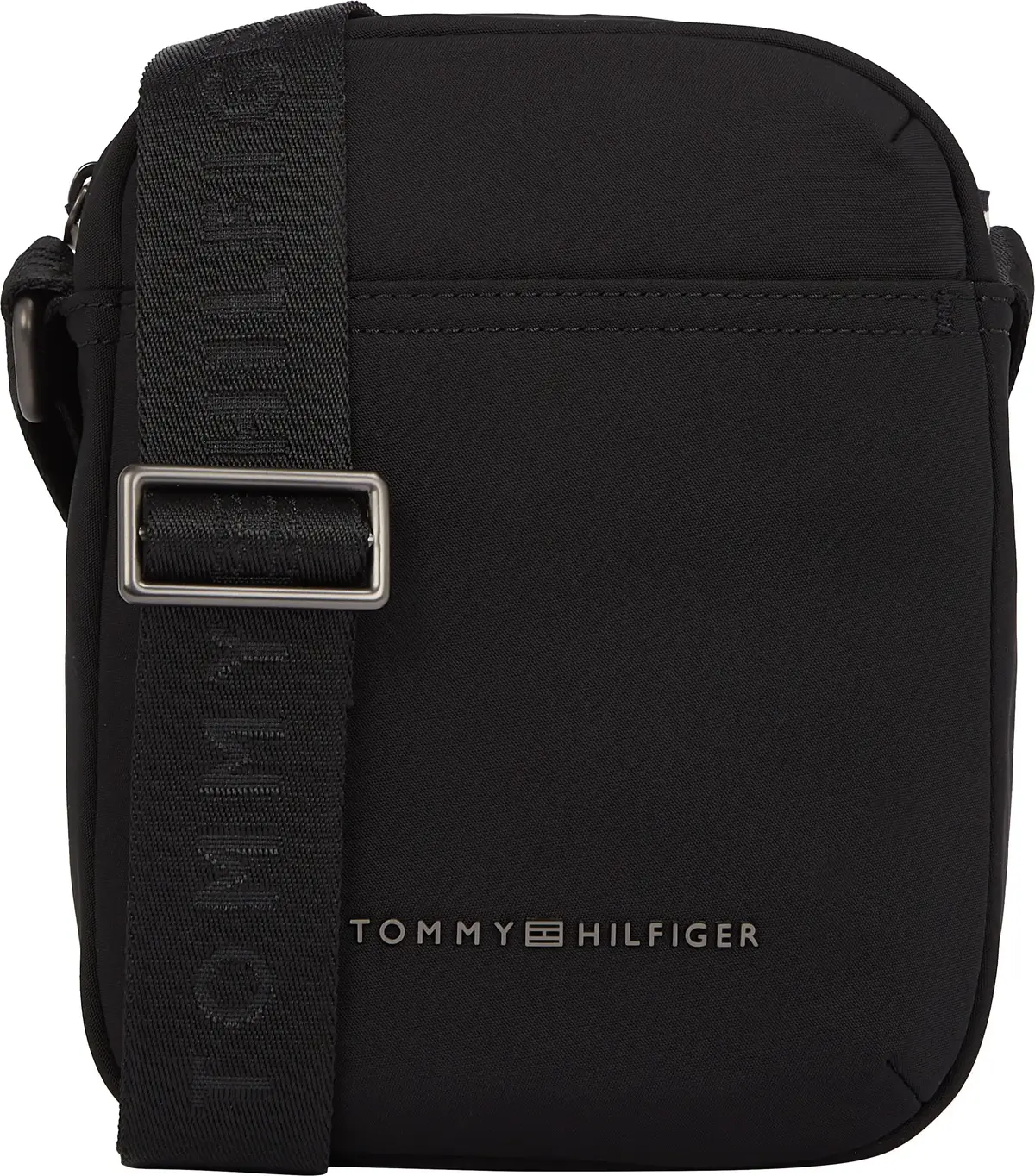 Tommy Hilfiger TH NYLON MINI REPORT Erkek Siyah Omuz Çanta