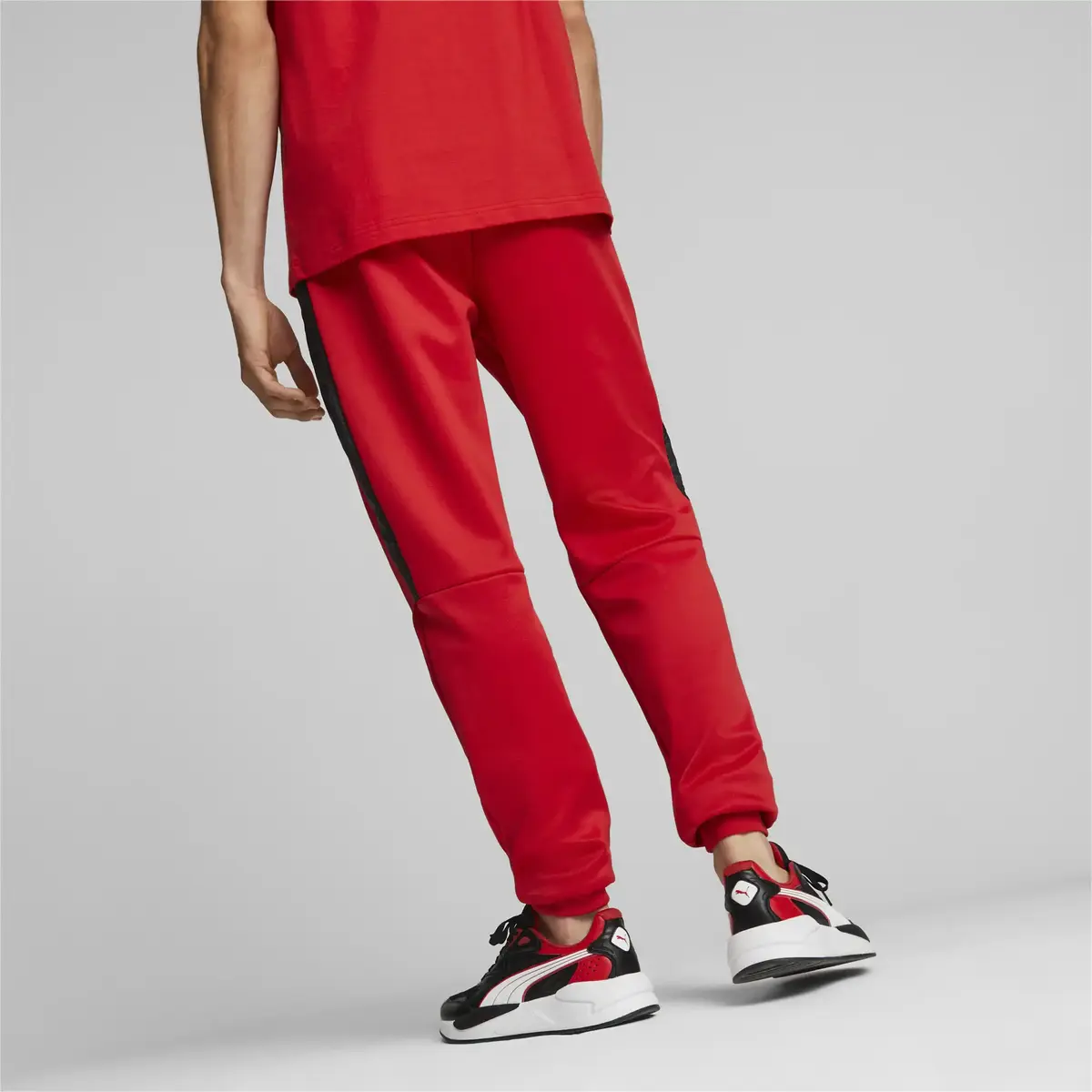 Puma Ferrari Race MT7 Track Pants Kırmızı Erkek Eşofman Altı