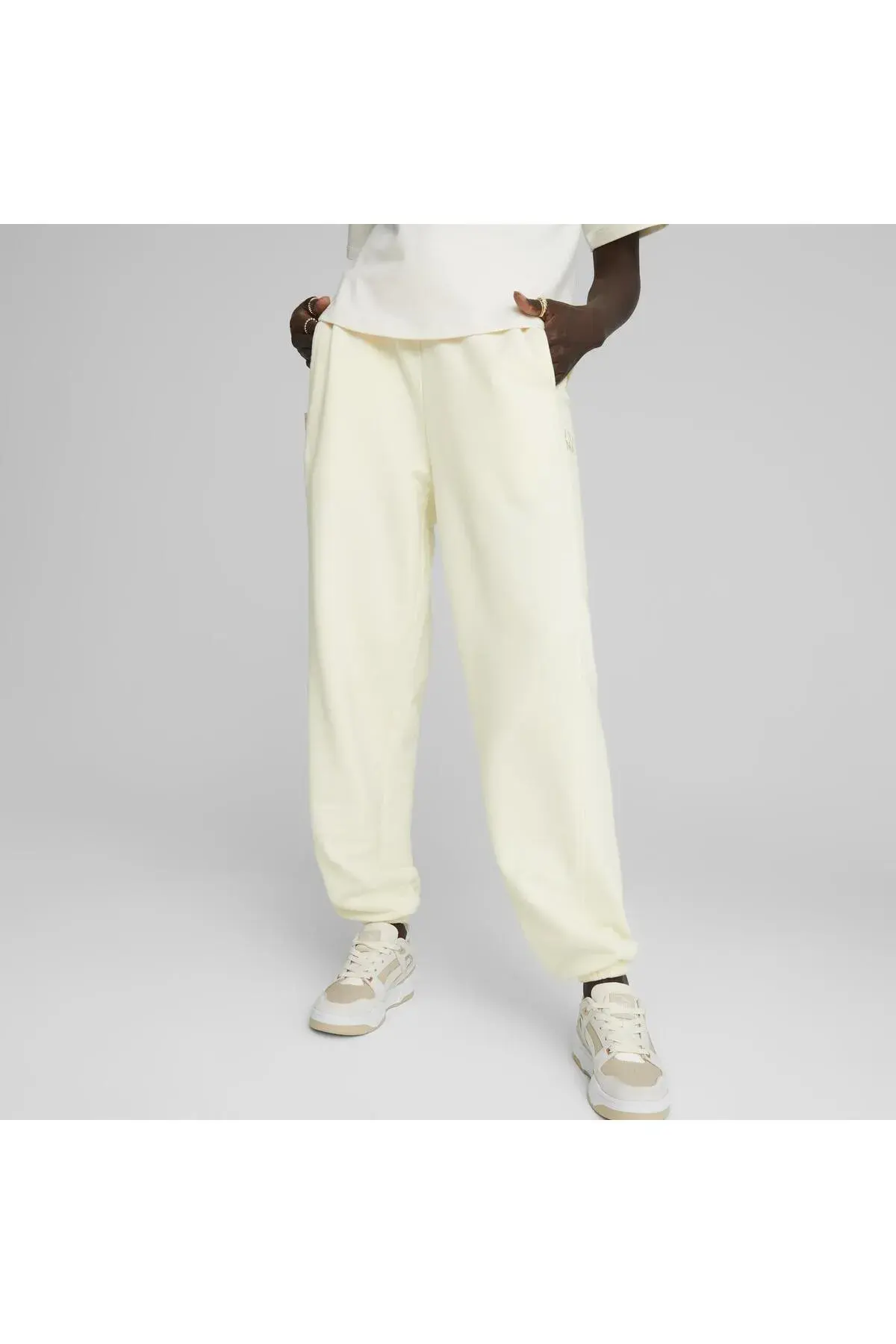Puma INFUSE Sweatpants TR Kırık Beyaz Kadın Eşofman Altı