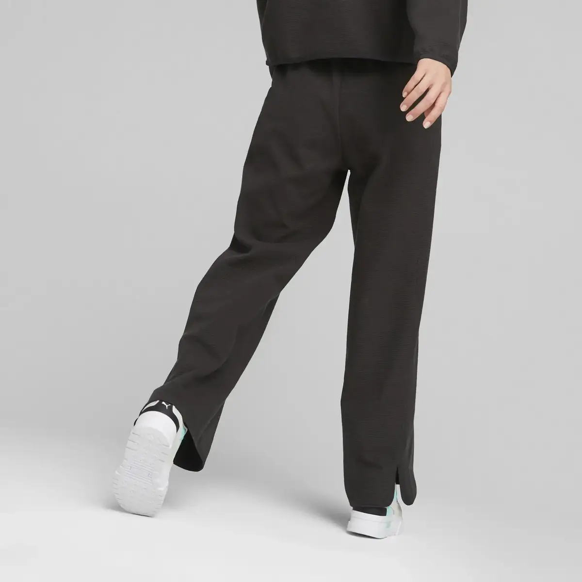Puma Infuse Wide Leg Pants Dk Siyah Kadın Eşofman Altı