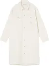 Calvin Klein LONG JACKET DRESS Kadın Beyaz Elbise