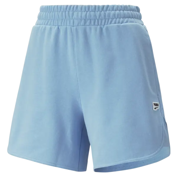 Puma DOWNTOWN High Waist Shorts Mavi Kadın Şort