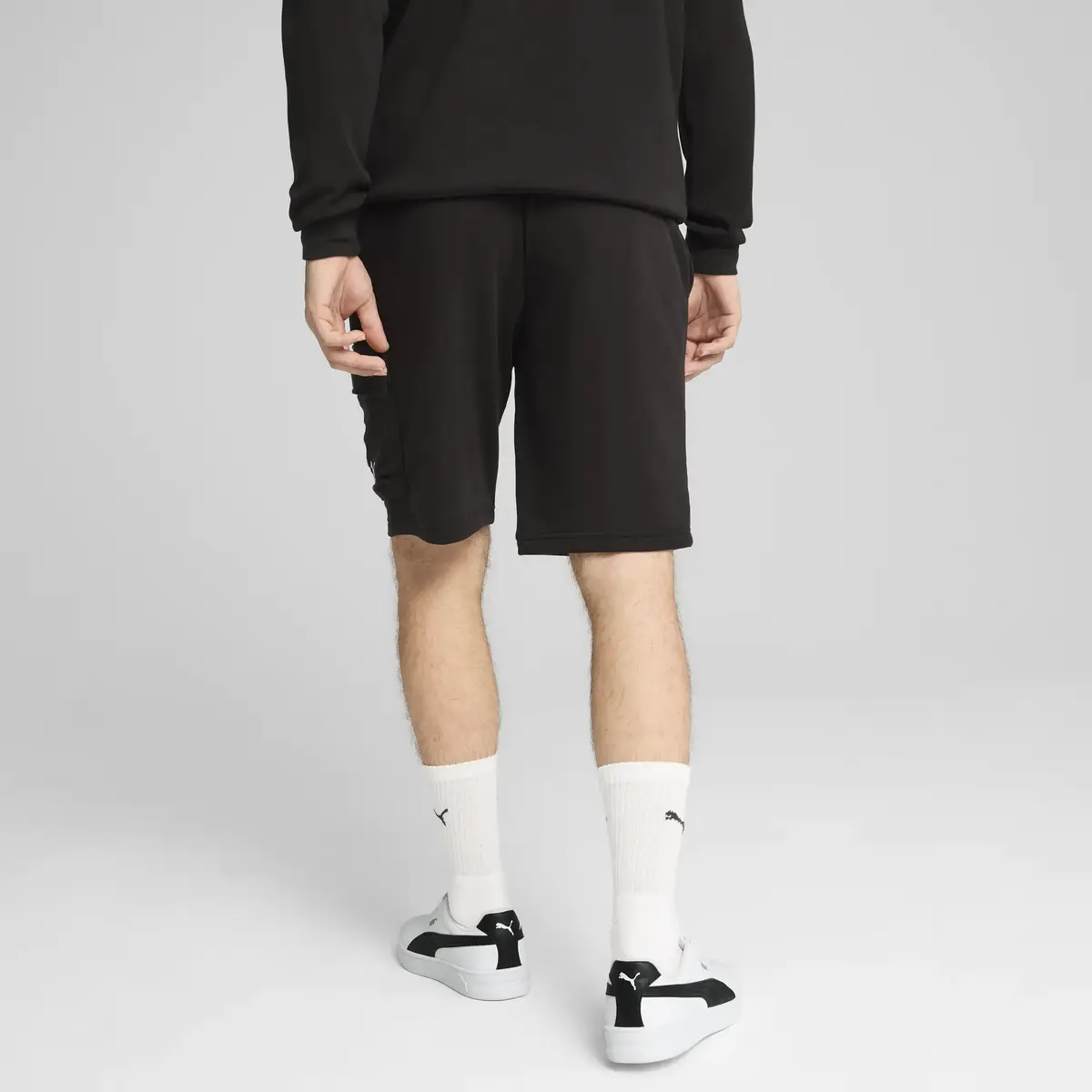 Puma ESS No. 1 Logo Cargo Shorts Siyah Erkek Şort