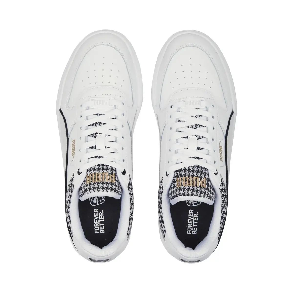 Puma Caven Dime Houndstooth - B Beyaz Erkek/Unisex Günlük Spor Ayakkabı