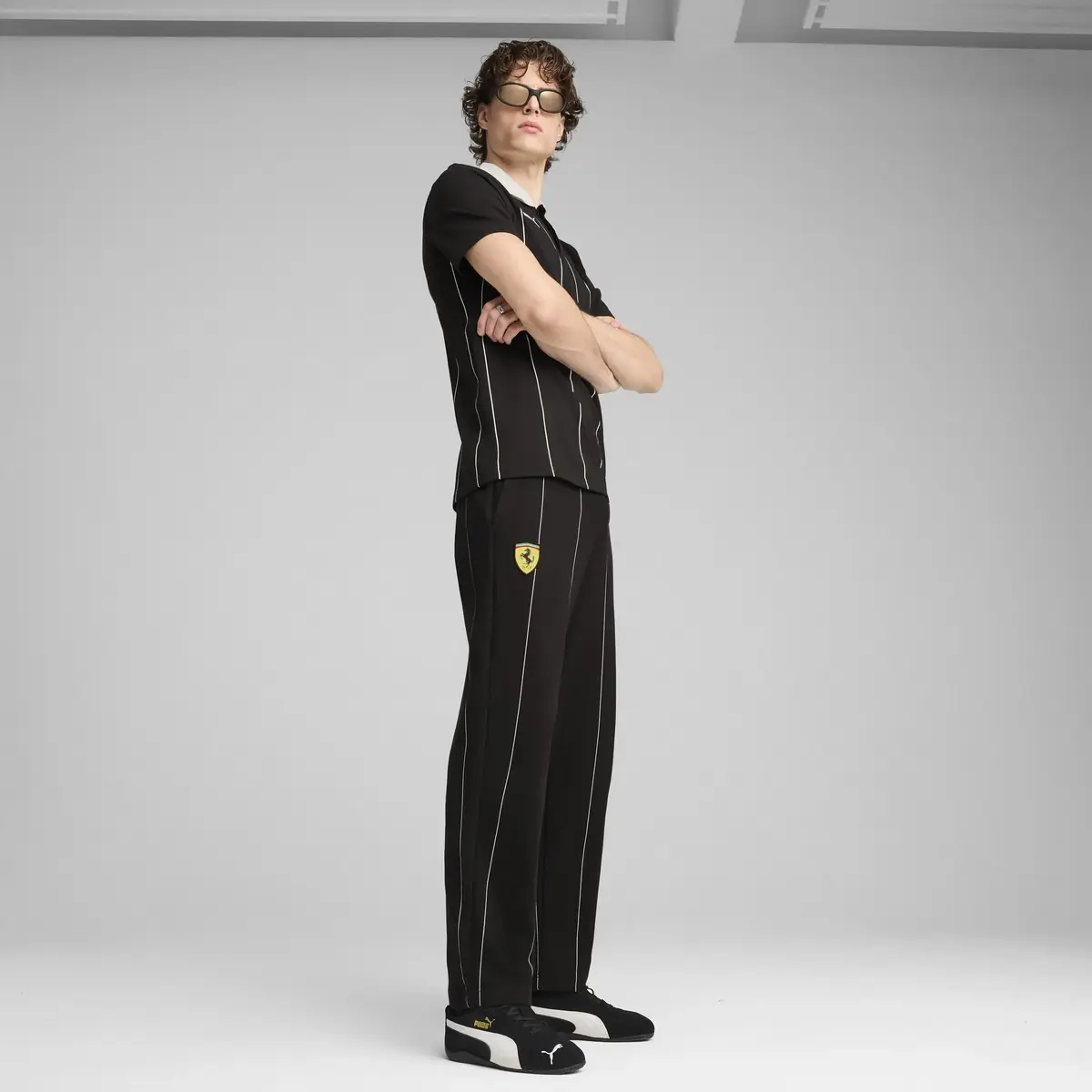 PUMA Ferrari Race Premium Pants Siyah Erkek Eşofman Altı