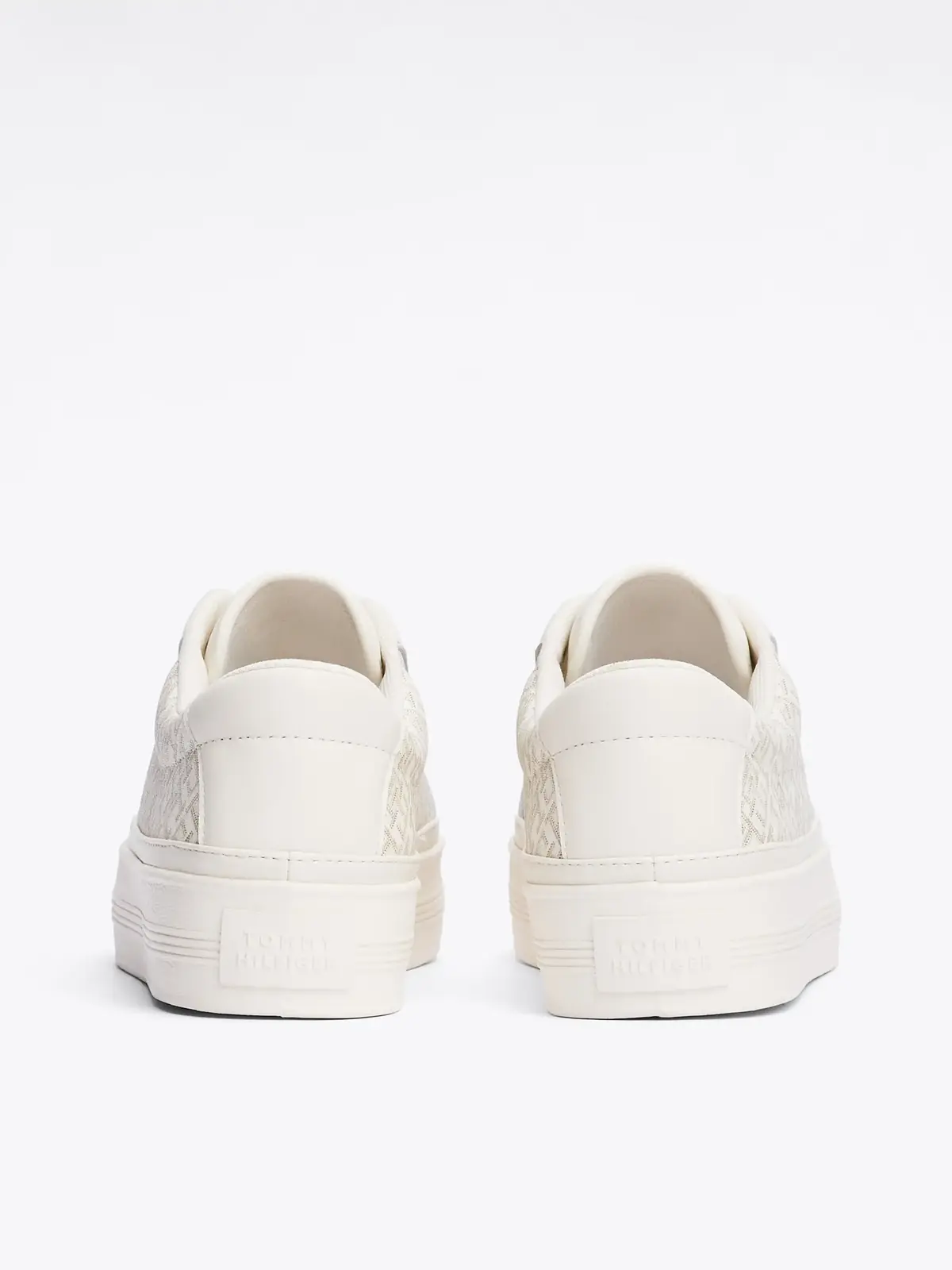 Tommy Hilfiger VULC LEATHER SNEAKER, Z00 Krem Kadın Spor Ayakkabı & Sneaker