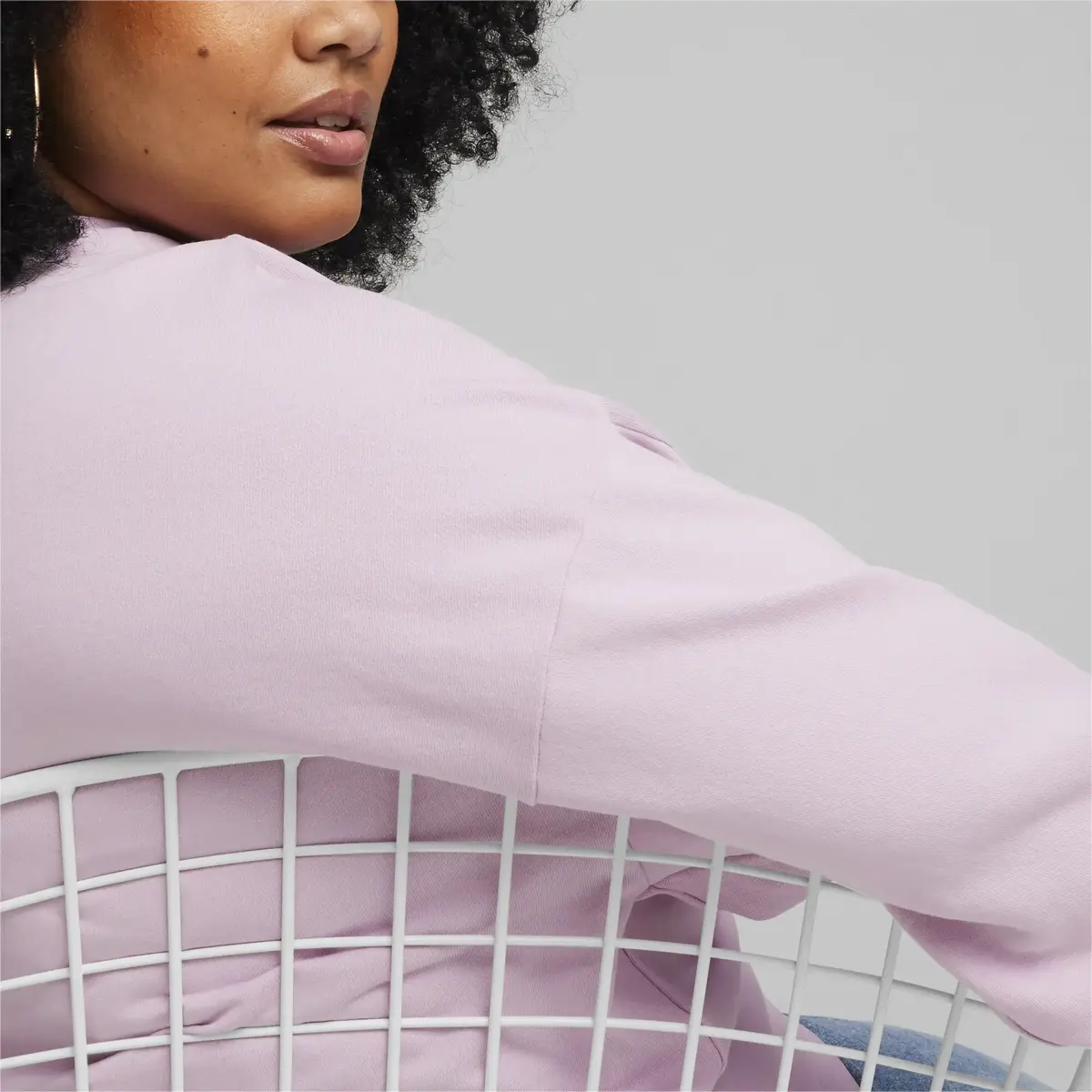 Puma BETTER ESSENTIALS Crew TR Lila Kadın Sweatshirt