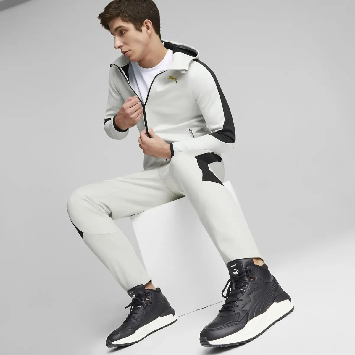 Puma X-Ray Speed Mid Wtr L Siyah Erkek Bilekli Günlük Spor Ayakkabı
