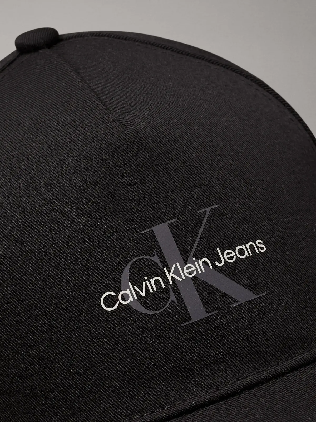 Calvin Klein MONO LOGO PRINT CAP Erkek Siyah Şapka